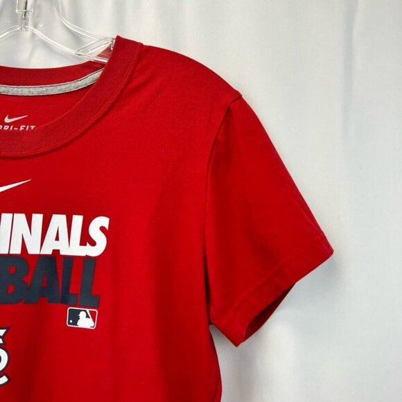 St. Louis Cardinals Nike T-Shirt Women's M Multicolor Crew Short Sleeve Dri Fit - Picture 4 of 10
